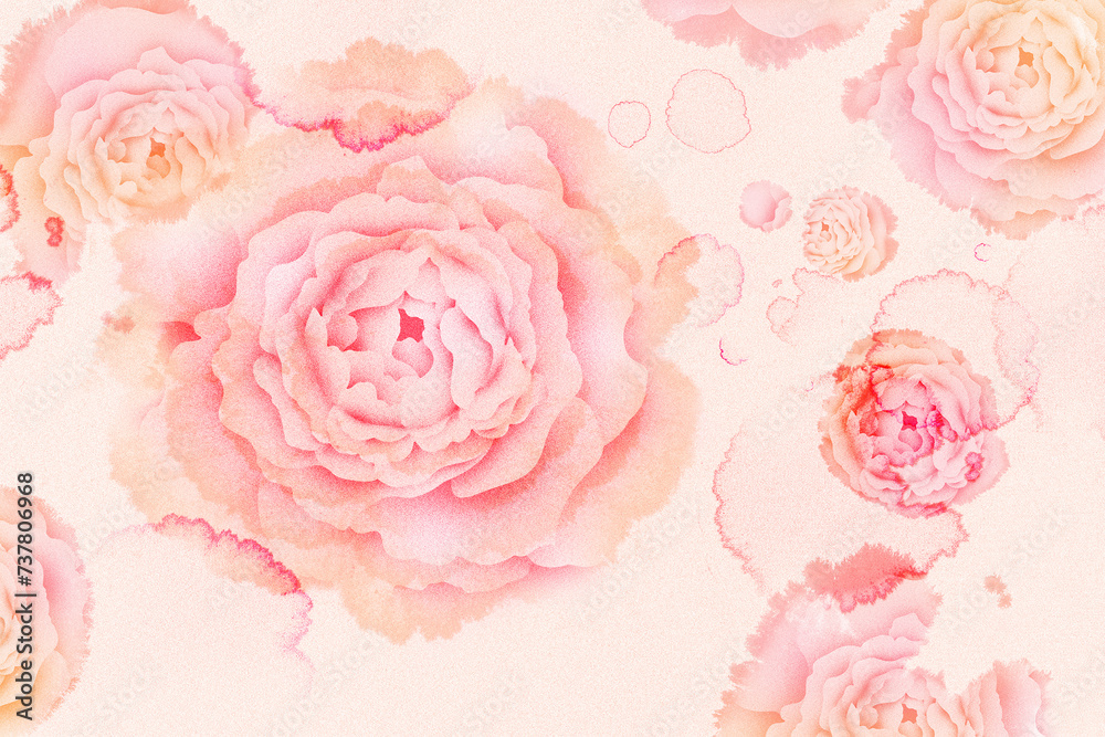 pink rose background