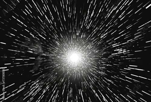 Brilliant Display: A Black and White Photo of a Star-Filled Sky