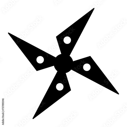 shuriken Solid icon