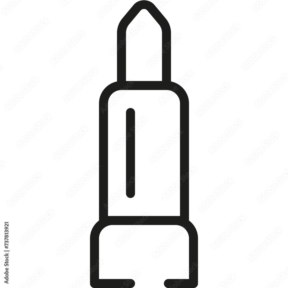 Regular Flashsale Lipstick Icon in Line Style Regular Flashsale Lipstick Icon in Line Style