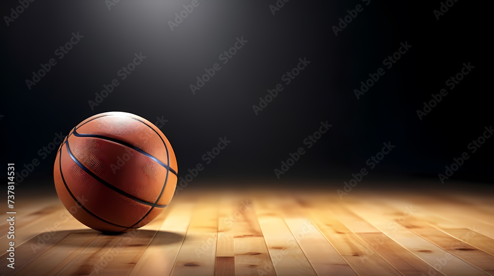 Basketball sport, basketball background close-up detail