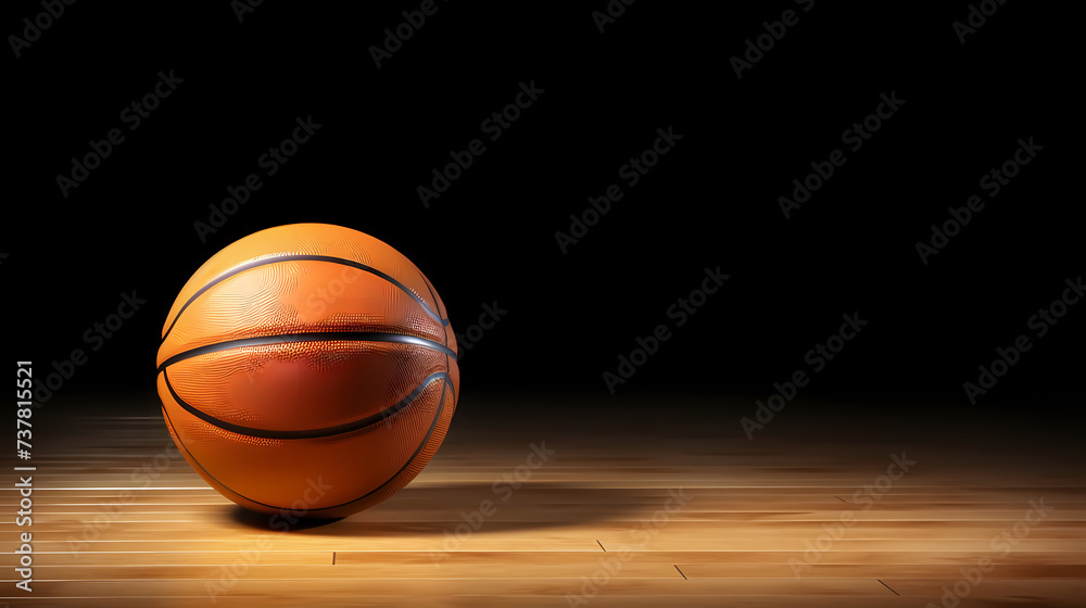 Basketball sport, basketball background close-up detail