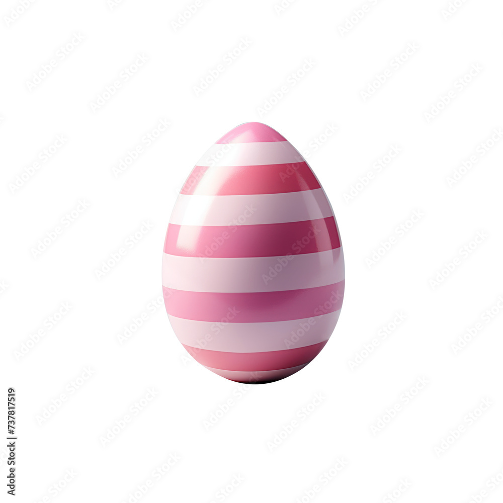 Colorful easter egg stripes isolated on white Colorful easter egg stripes isolated on white