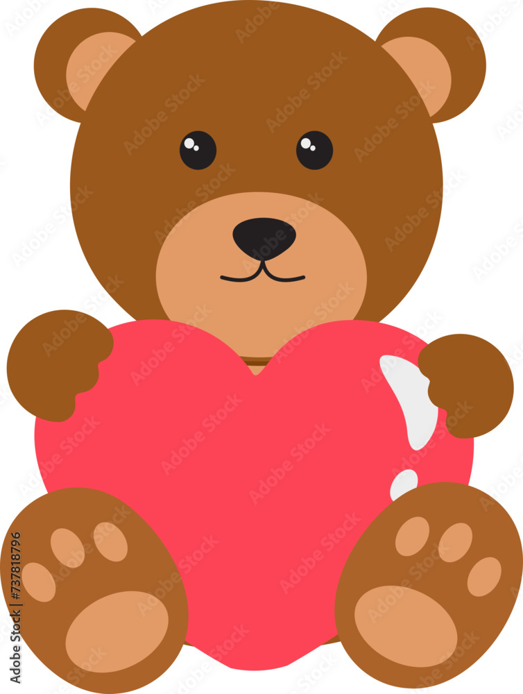 Valentine Animal Illustration Valentine Animal Illustration