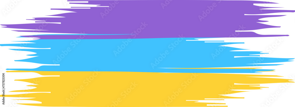 Obraz premium Brush Stroke Banner