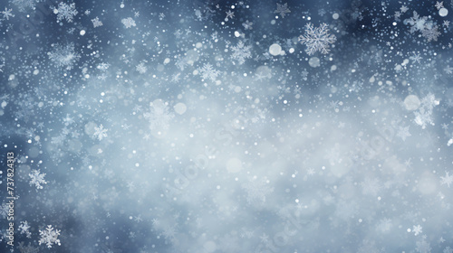 Abstract background snowfall