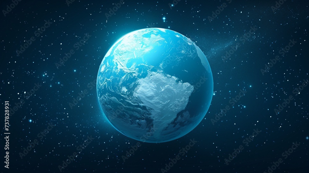 Globe Focus on Antarctica