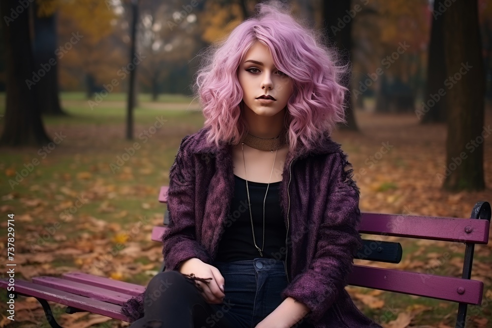 Teenage girl engaged in vaping - unhealthy habit of smoking electronic cigarette outdoors Teenage girl engaged in vaping - unhealthy habit of smoking electronic cigarette outdoors