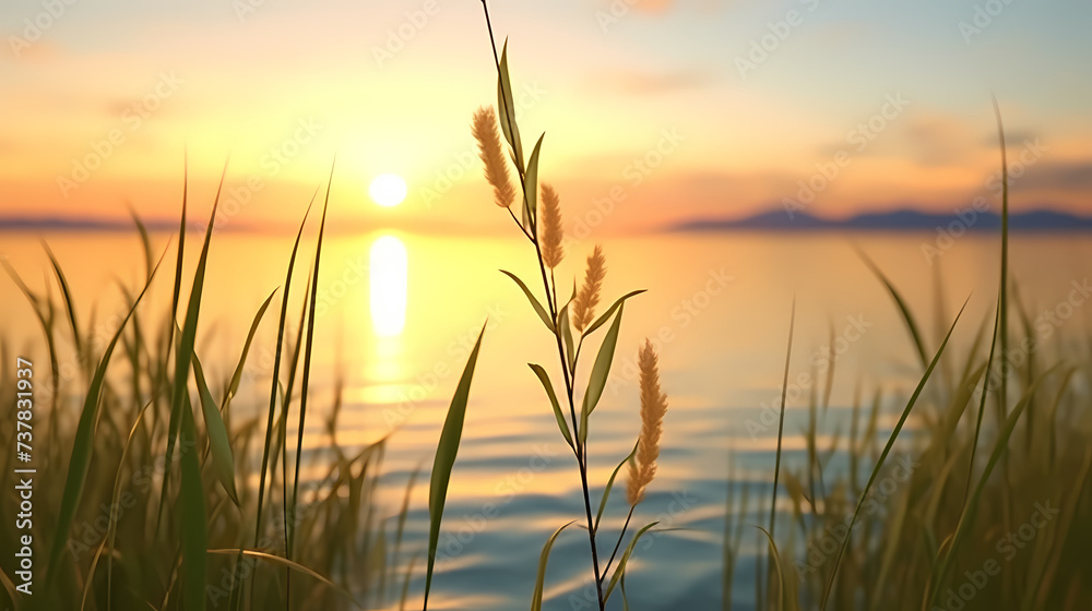 Green grass background, spring, meadow landscape