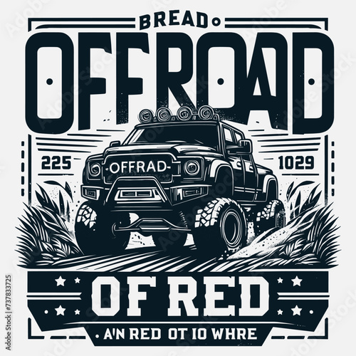 off road car vector
