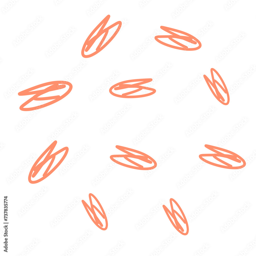 abstract squiggle pattern