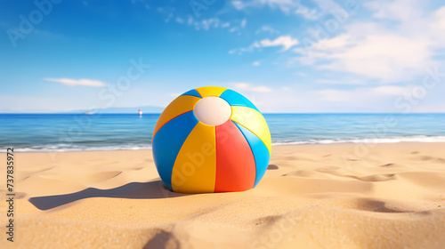 Beach volleyball, sport and healthy lifestyle concept