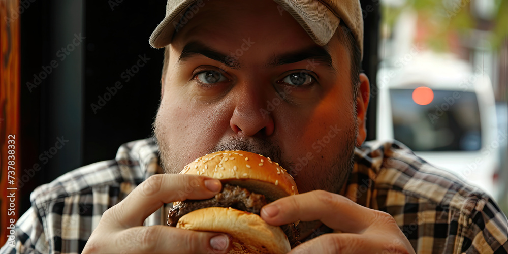 Junk food, bad eating diet fatty foods high sugar content, unhealthy living diabetes insulin problems, generated ai Junk food, bad eating diet fatty foods high sugar content, unhealthy living diabetes insulin problems, generated ai