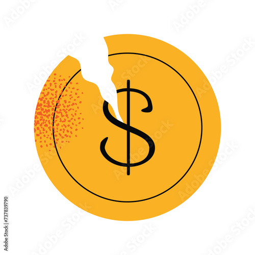 Finance icon set. Containing loan, cash, saving, financial goal, profit, tax, budget, mutual fund, corruption collection. Vector modern illustration isolated on white background