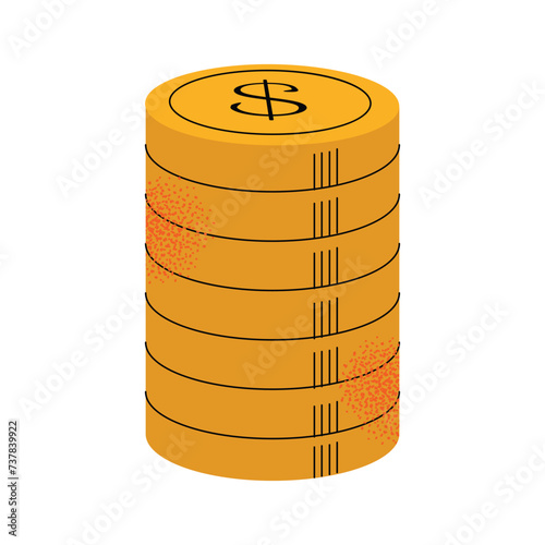 Finance icon set. Containing loan, cash, saving, financial goal, profit, tax, budget, mutual fund, corruption collection. Vector modern illustration isolated on white background