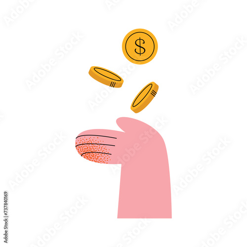 Finance icon set. Containing loan, cash, saving, financial goal, profit, tax, budget, mutual fund, corruption collection. Vector modern illustration isolated on white background