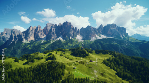landscape of mountain