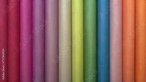 Multicolor textile background. Wave texture abstract fabric. 