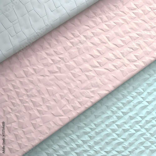 Wave texture silk abstract fabric. Pink, blue textile background