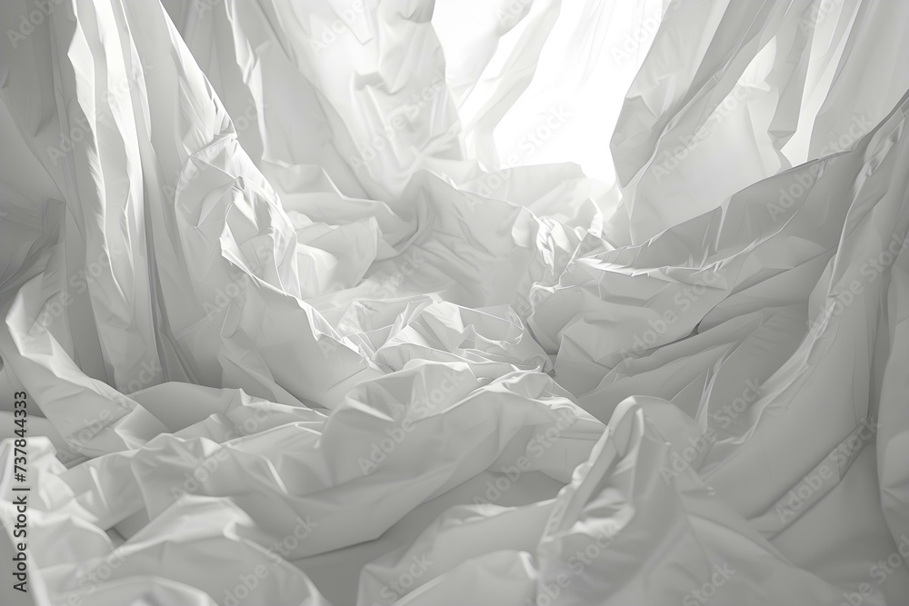 AI uses algorithms to design stylized textured backdrops using crinkled