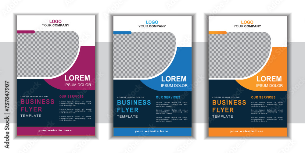 profetional flyer design for template