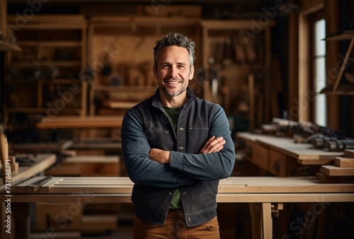 a man standing with his arms crossed