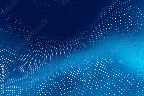 Abstract futuristic blue waving technology background