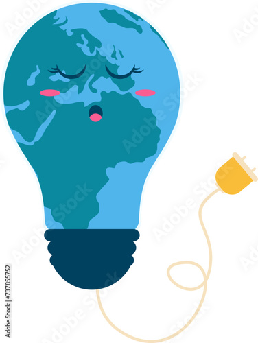 Earth Hour Illustration