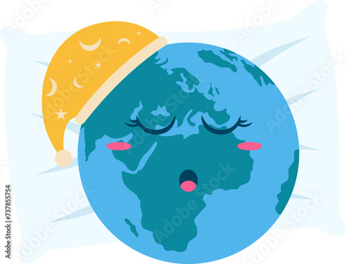 Earth Hour Illustration