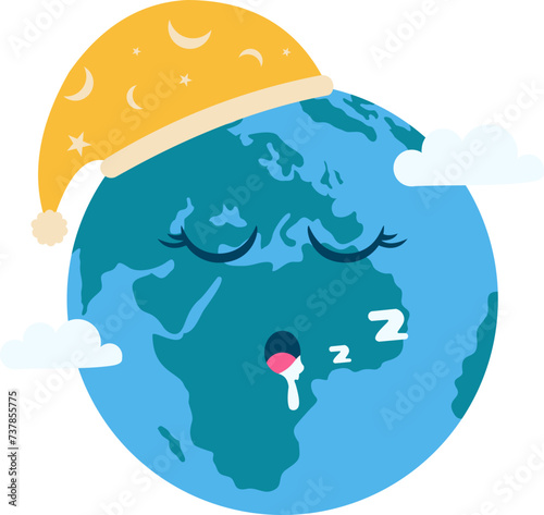 Earth Hour Illustration