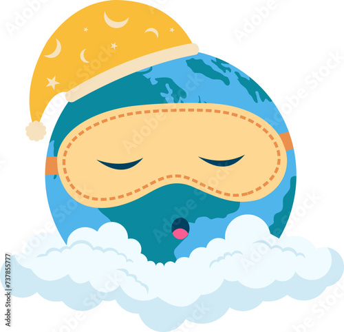 Earth Hour Illustration