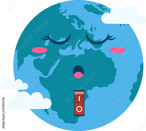 Earth Hour Illustration