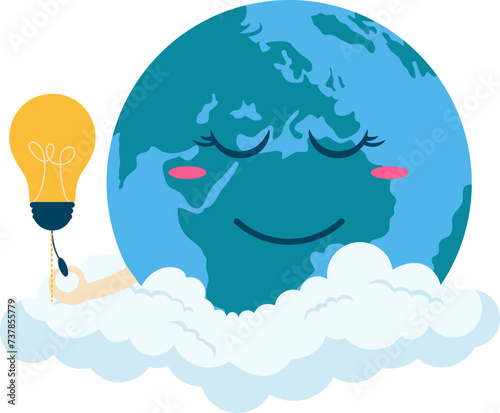 Earth Hour Illustration