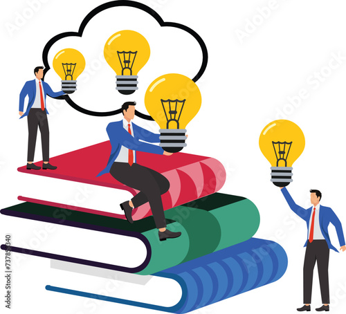 Wisdom, Businessman, Learning, Young Adult, Education, Reaching, Book,