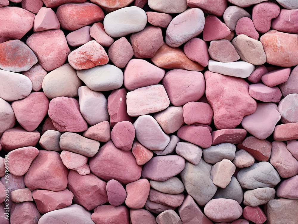 Pink stones background wall Pink stones background wall