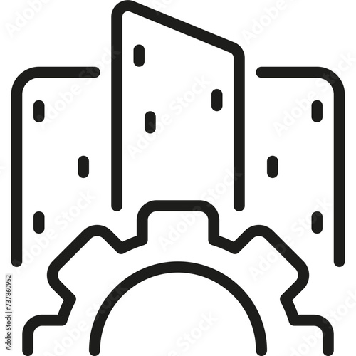 Business Management  Campaign Management Icon in Line Style