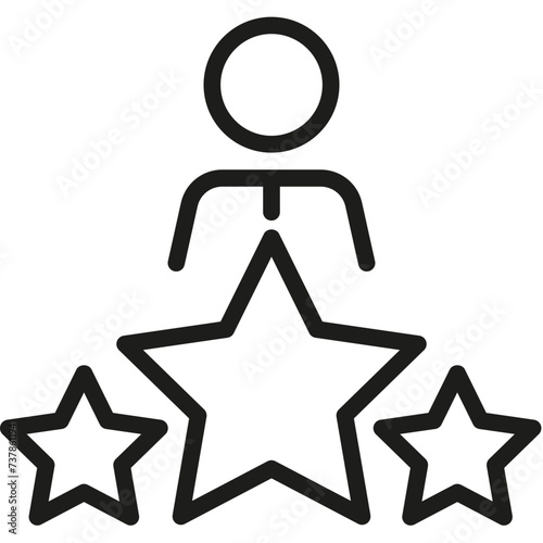 Business Management  Experience Icon in Line Style