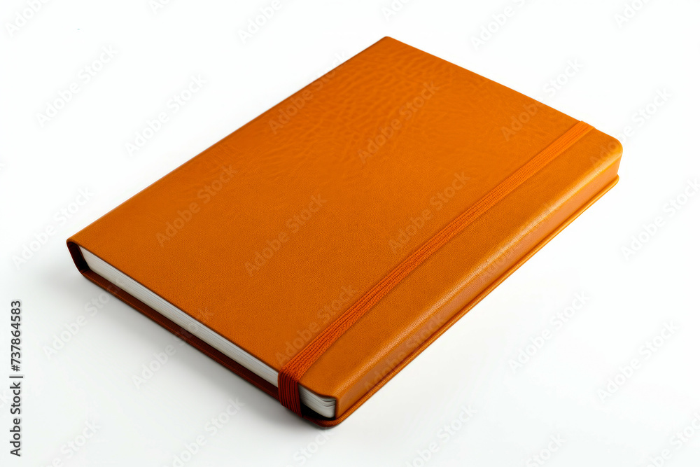 Book with red cover on white surface with white background. Book with red cover on white surface with white background.