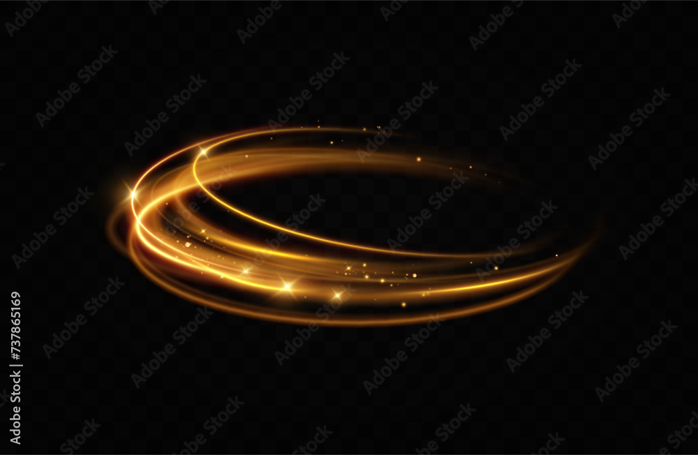 Shiny vortex rings shimmer on a transparent background. Sparkling circles with light effect. Light circle swirl neon lighting effect, spiral light lines.
Shiny vortex rings shimmer on a transparent background. Sparkling circles with light effect. Light circle swirl neon lighting effect, spiral light lines.
