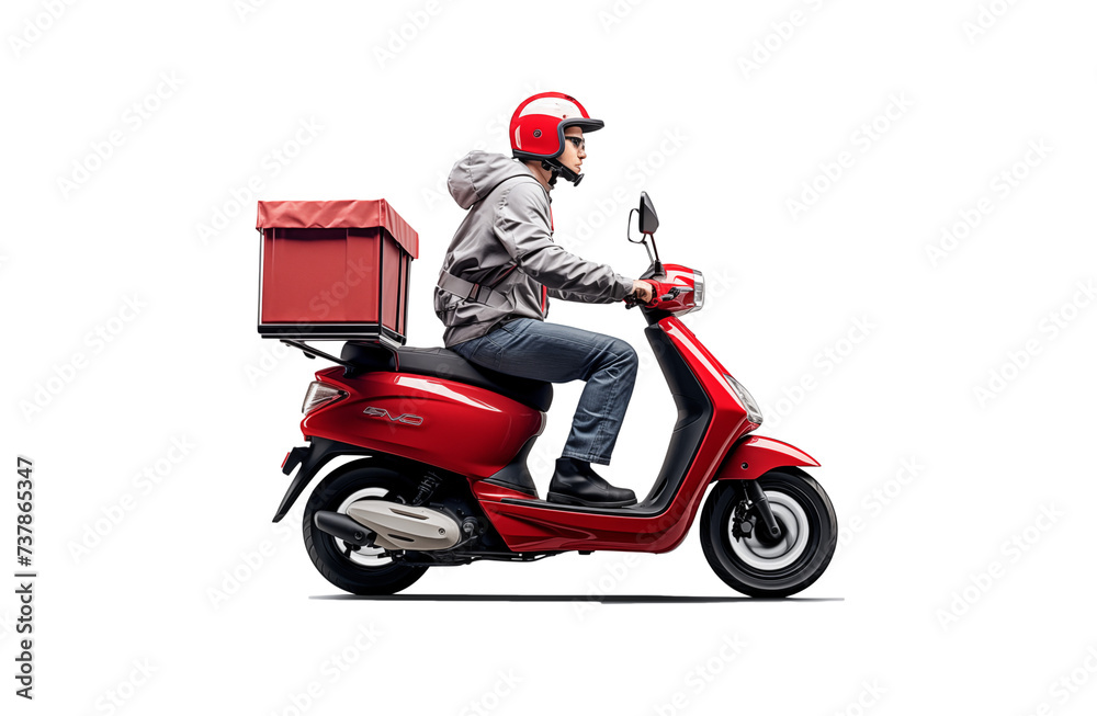 Food delivery moto scooter 