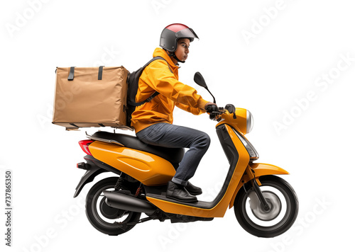 Food delivery moto scooter 