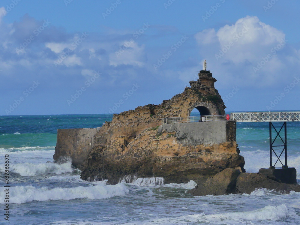 Le Rocher de la Vierge à Biarritz Le Rocher de la Vierge à Biarritz