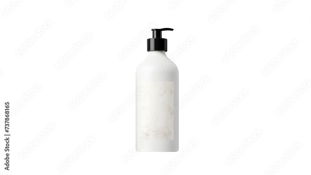 Bottle for liquid mockup cut out. White bottle mockup cutout Bottle for liquid mockup cut out. White bottle mockup cutout