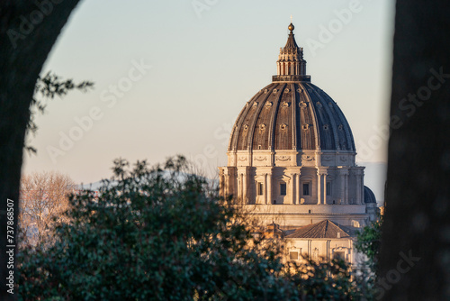 Saint Peter's dome in Rome