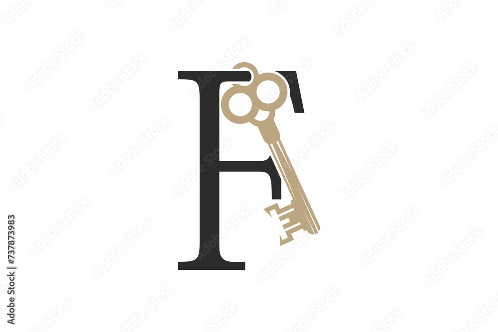 key letter design with combination key and letter key letter design with combination key and letter