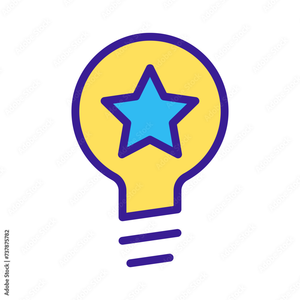 Business Management Inspiring Icon in Sticker Style Business Management Inspiring Icon in Sticker Style
