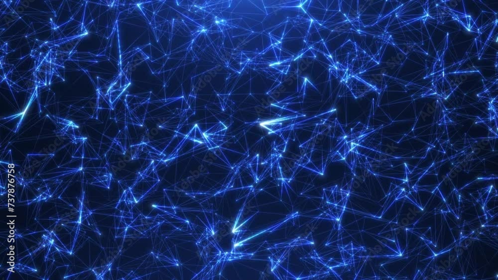 Abstract background with motion plexus of dots and lines. Futuristic visualization of a network connection. Technology, social networks, communication,business. animation 4K, seamless loop... Abstract background with motion plexus of dots and lines. Futuristic visualization of a network connection. Technology, social networks, communication,business. animation 4K, seamless loop...