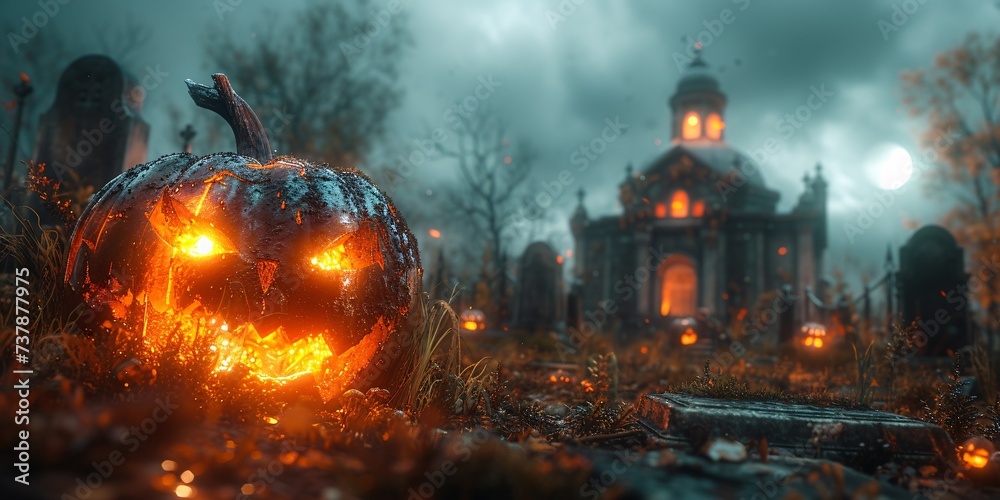 Halloween Nightmares A Spooky Pumpkin Adventure Generative AI Halloween Nightmares A Spooky Pumpkin Adventure Generative AI