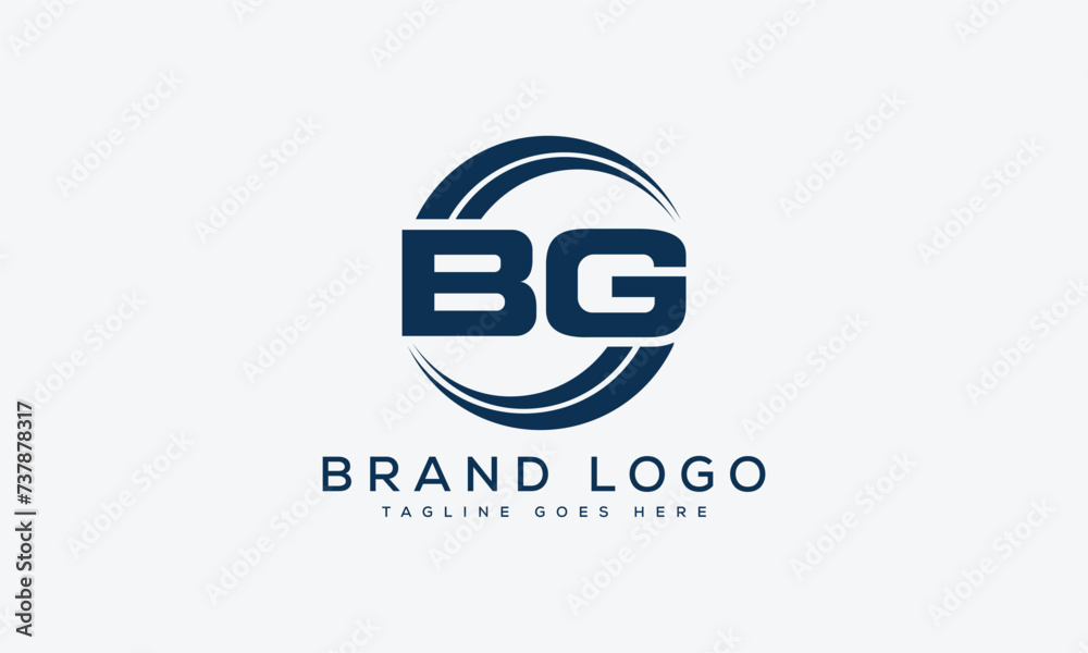 letter BG logo design vector template design for brand. letter BG logo design vector template design for brand.