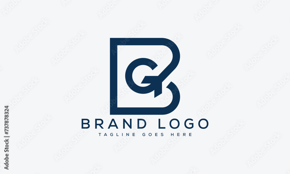 letter BG logo design vector template design for brand. letter BG logo design vector template design for brand.